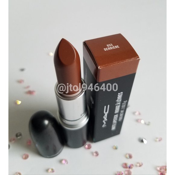 MAC Derriere Lipstick Review & Swatches Mac Derriere Lipstick
